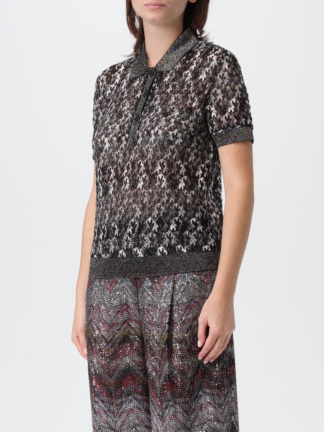 Polo Shirt Woman color Brown