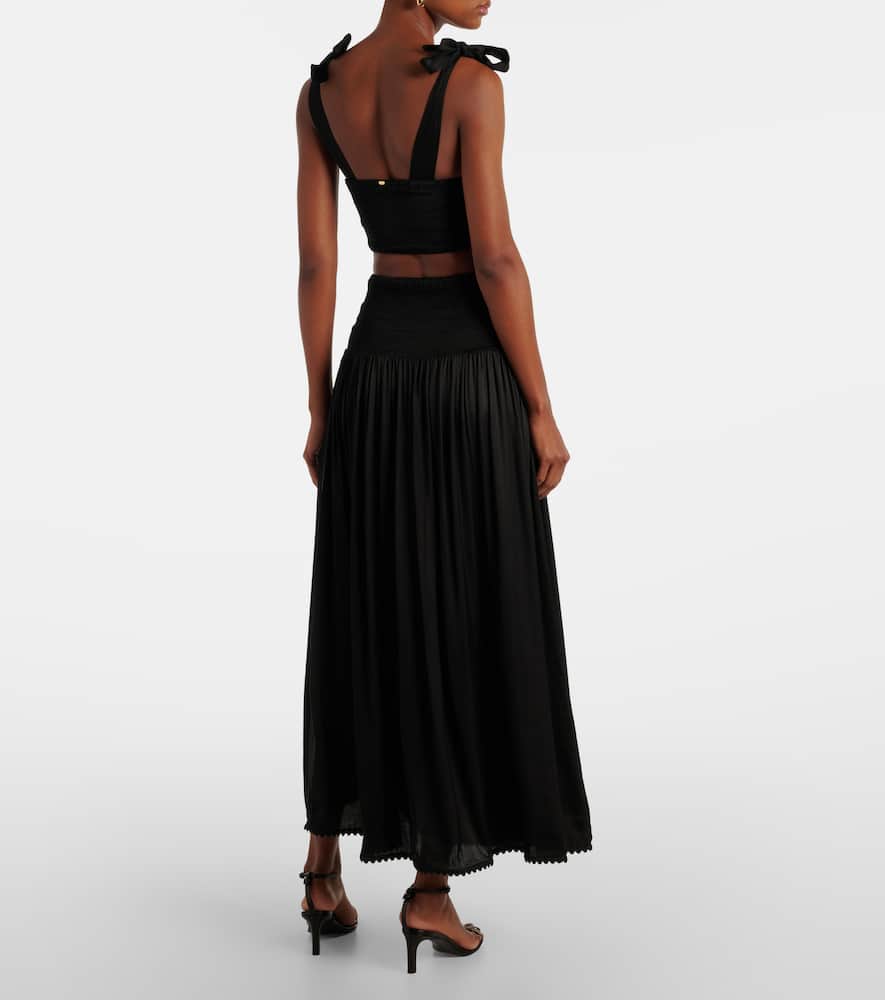 Carla halterneck crop top