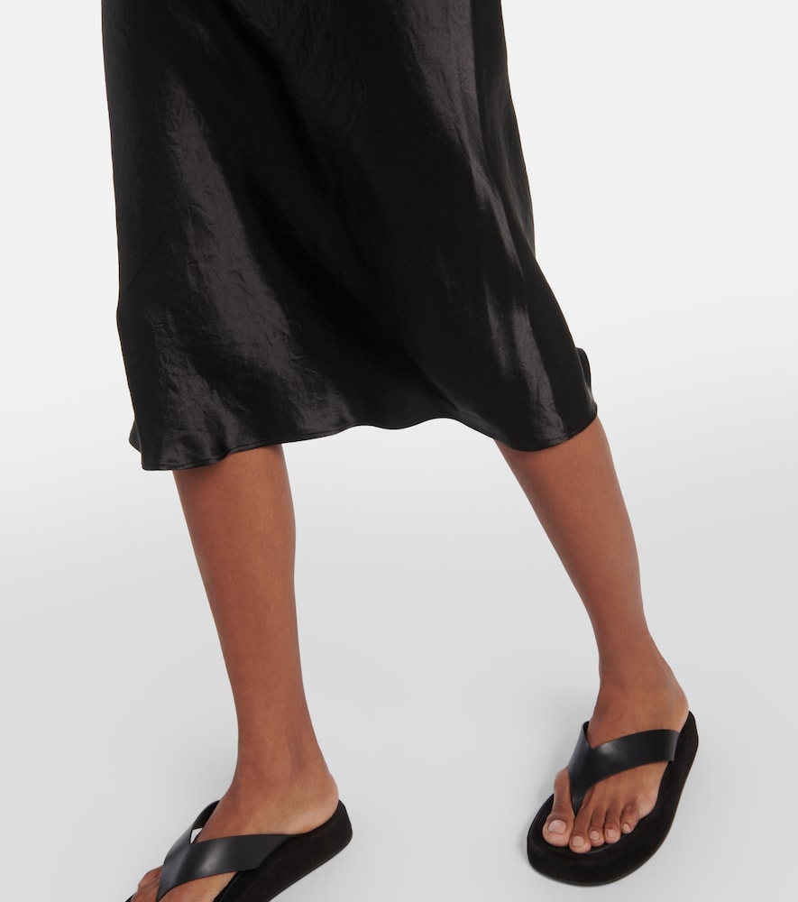 Talete satin midi dress