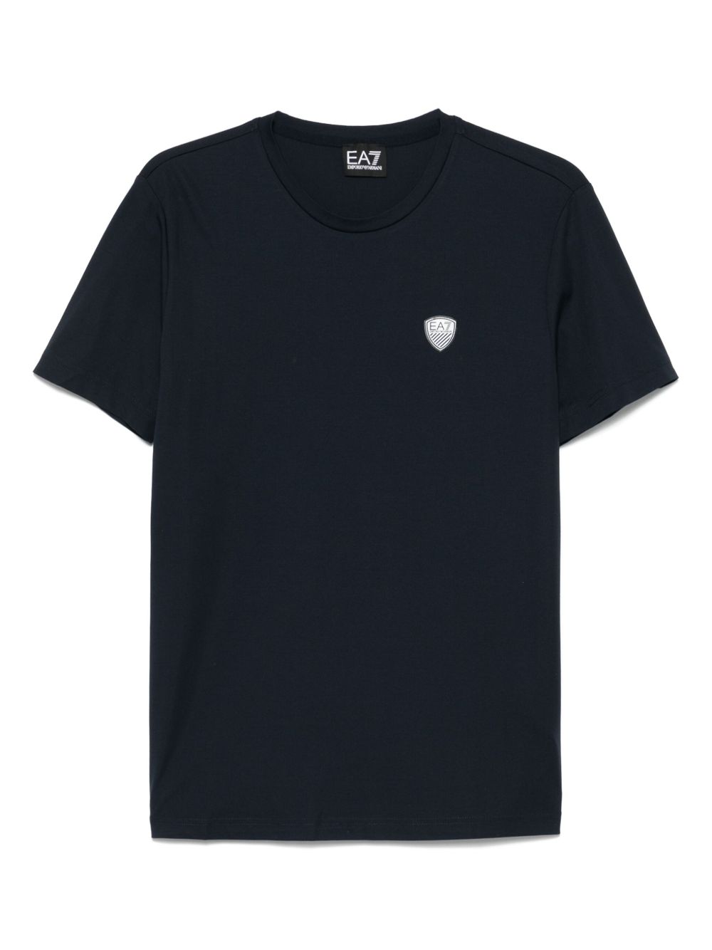 Ea7 Emporio Armani logo-patch T-shirt - Blue