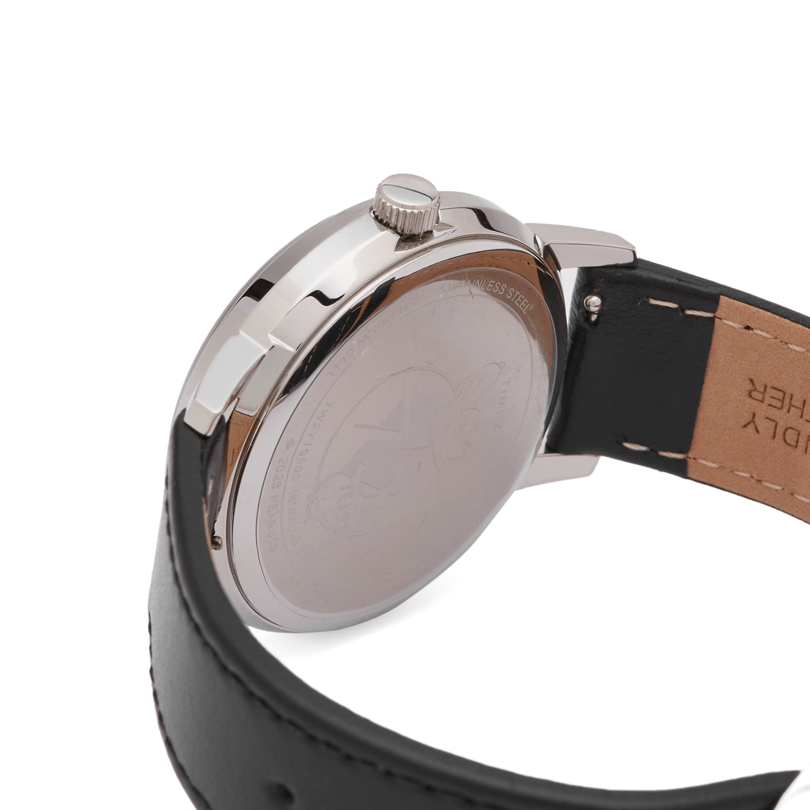 X Peanuts Marlin 38mm Snoopy 75th Anniversary Watch in Black 