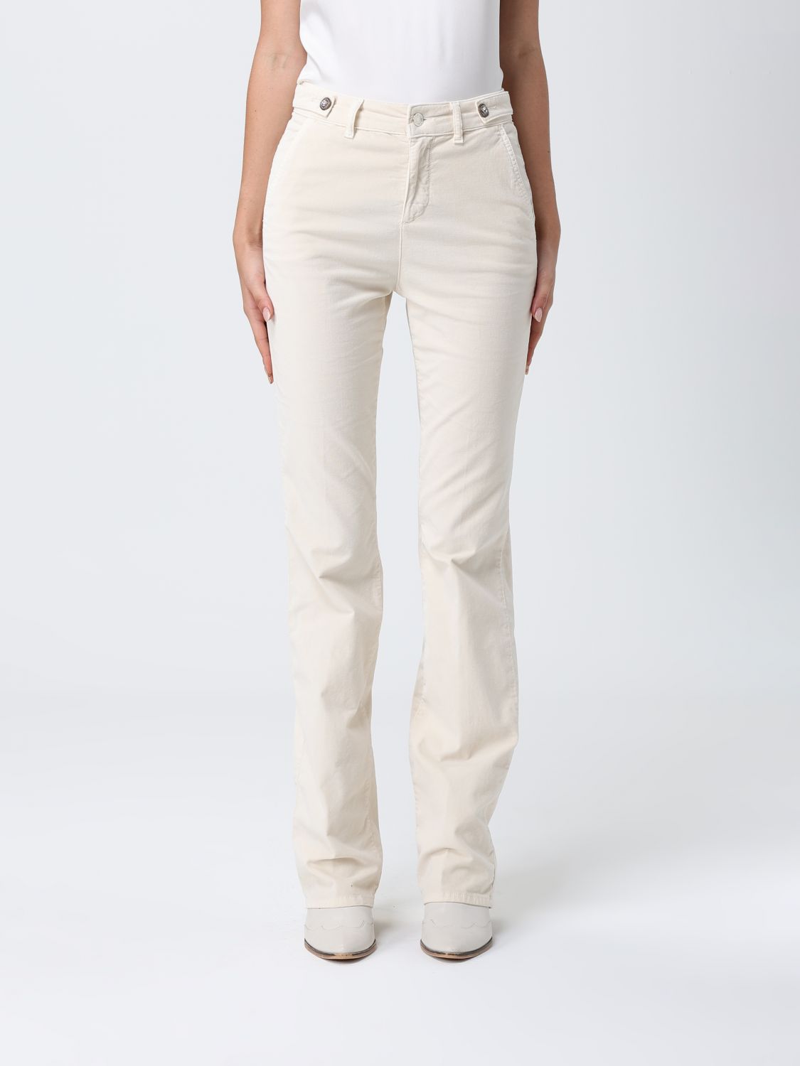 Pants Woman color Beige