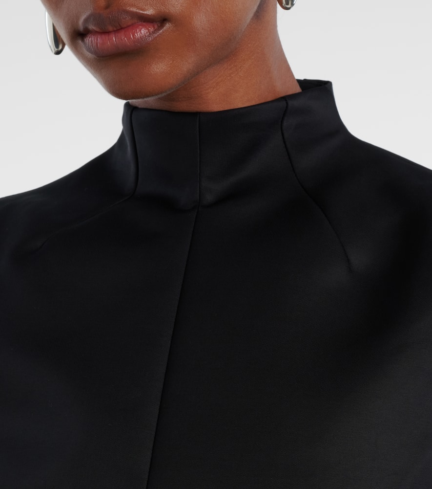 Cilen cotton-blend gown