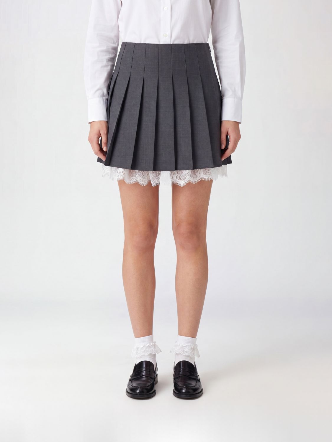 Skirt Woman color Grey