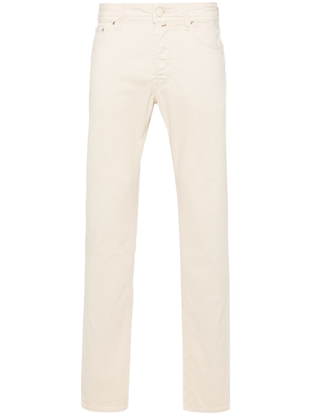 Mid-rise slim-fit jeans - Neutrals