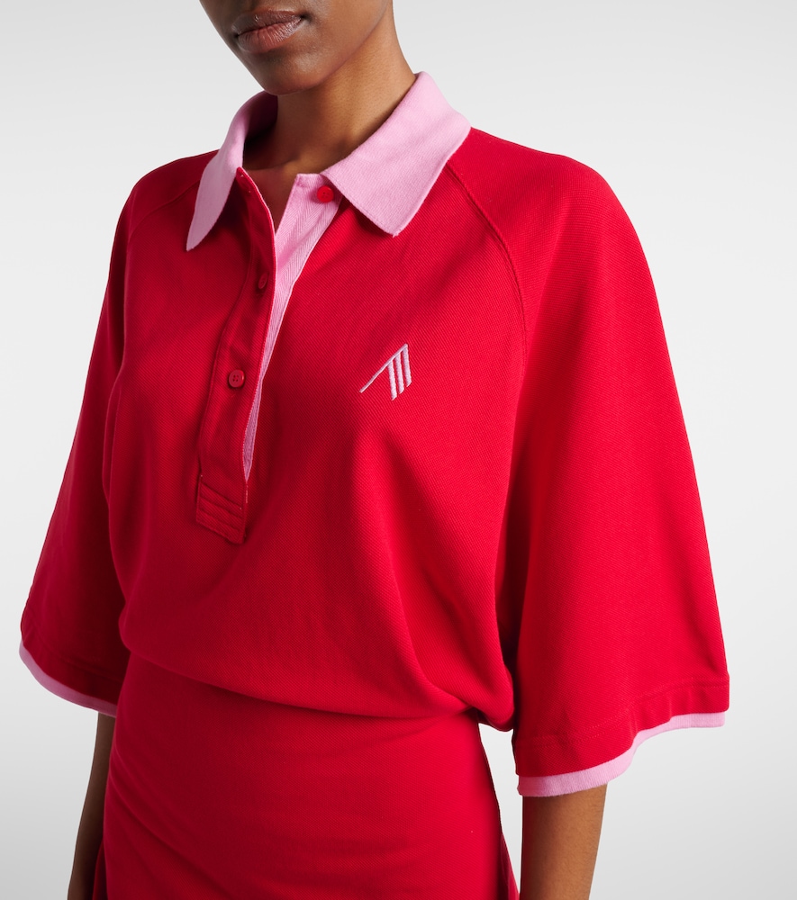 Cotton polo dress