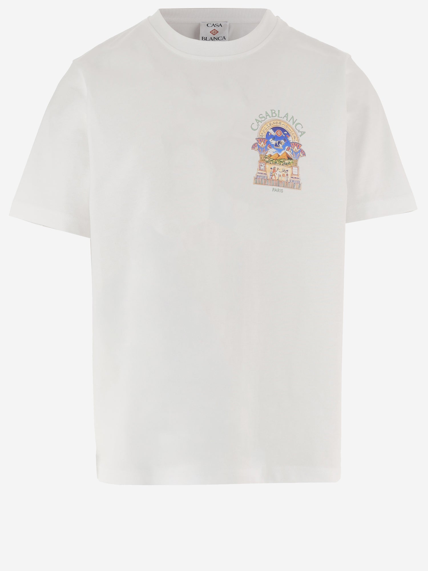 Logo-Print Organic Cotton T-Shirt — White