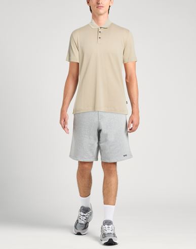 Man Polo shirt Beige Size S Lyocell, Cotton