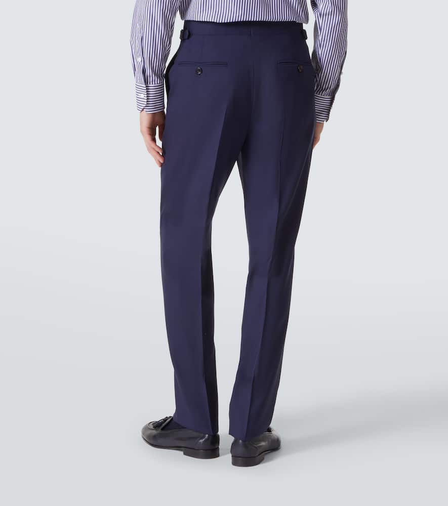 Tropical wool suit pants