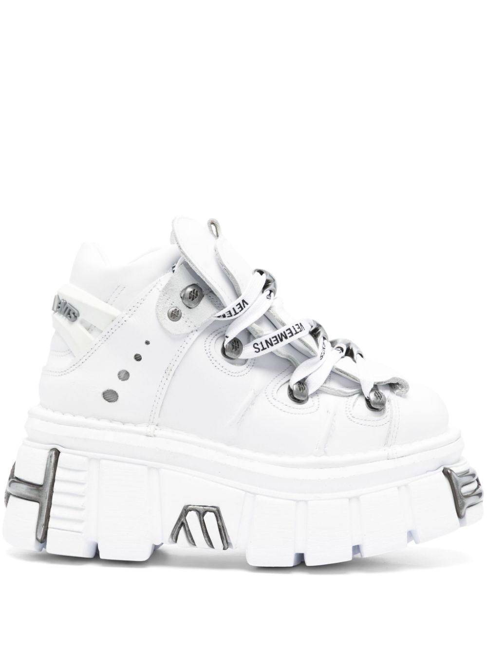 X New Rock platform sneakers - White