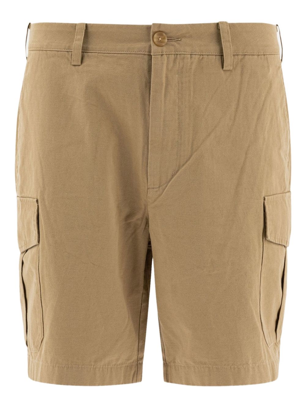 Straight-leg cargo shorts - Neutrals