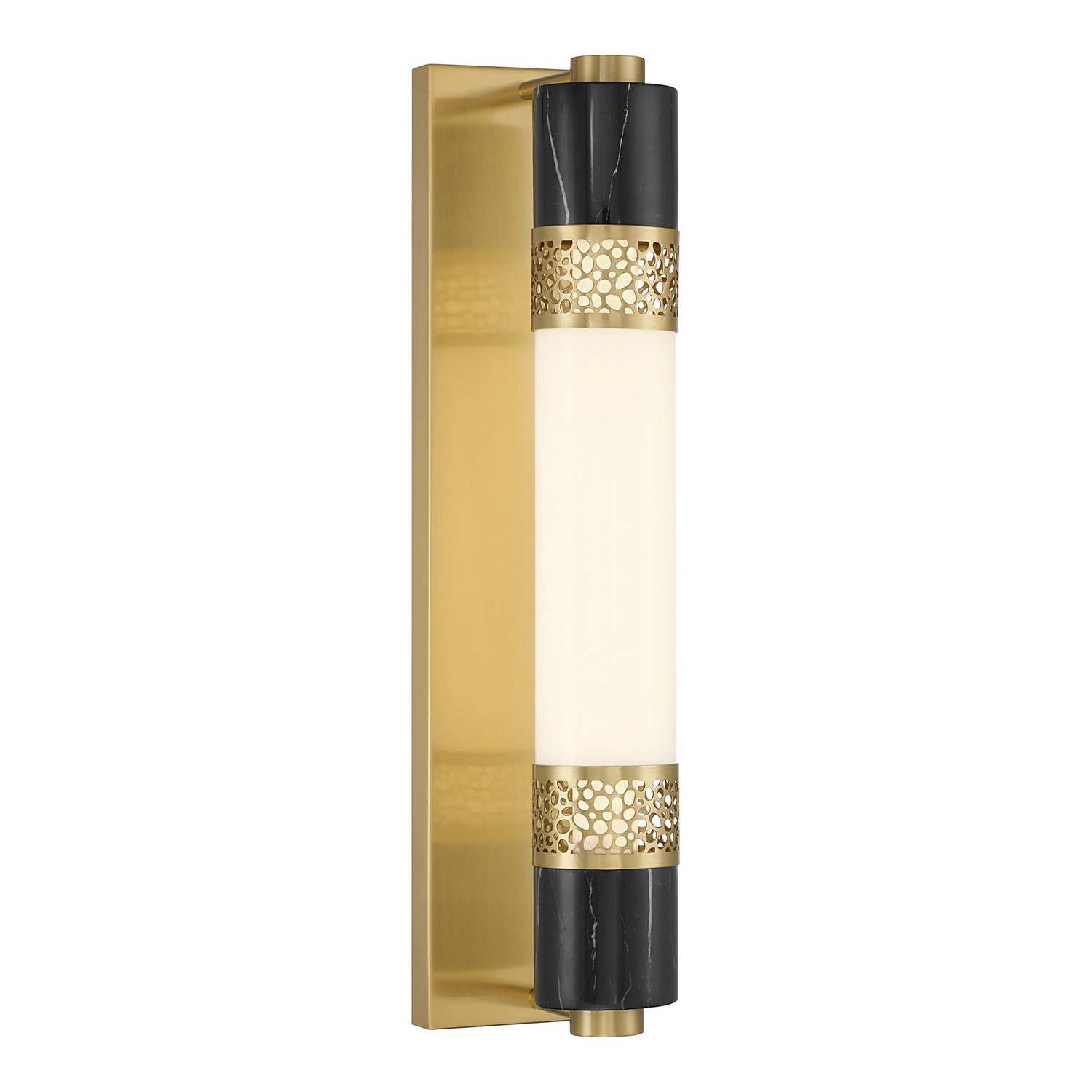 Farrell 1-Light Wall Sconce in Warm Brass by Dann Foley