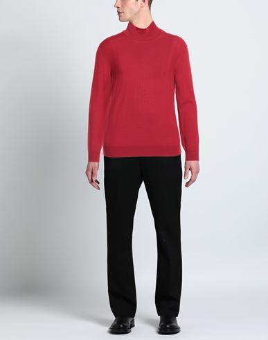 Man Turtleneck Red