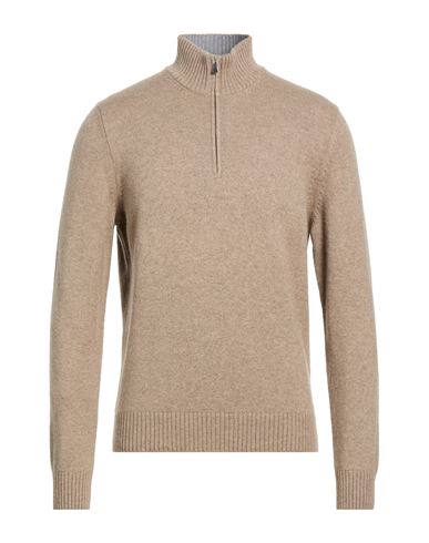 Man Sweater Sand Size 40 Cashmere