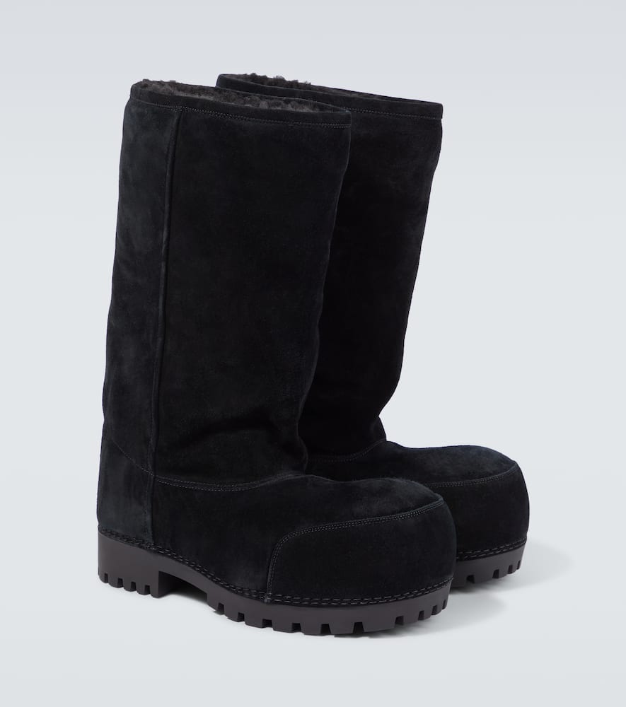 Alaska Fur High suede boots