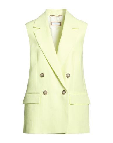 Easy Woman Blazer Lime green Size 6 Linen