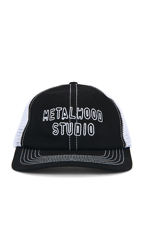 Metalwood Studio Cutie 6-Panel Trucker Hat in Black - Black. a
