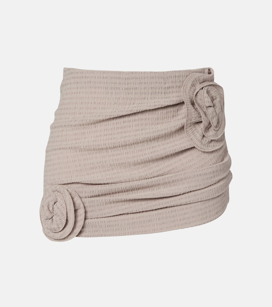 Striped miniskirt