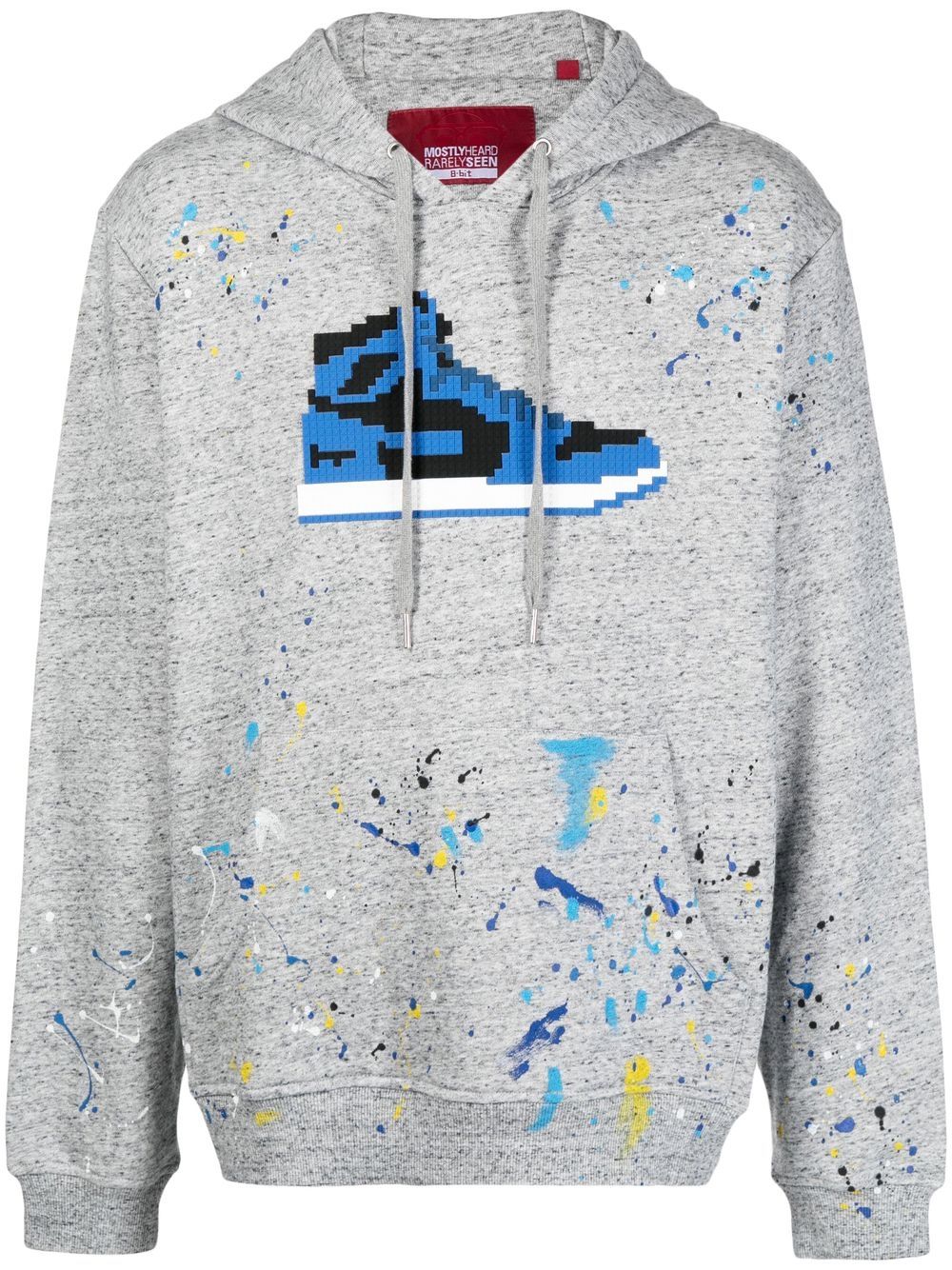 Marina Blue long-sleeve hoodie - Grey