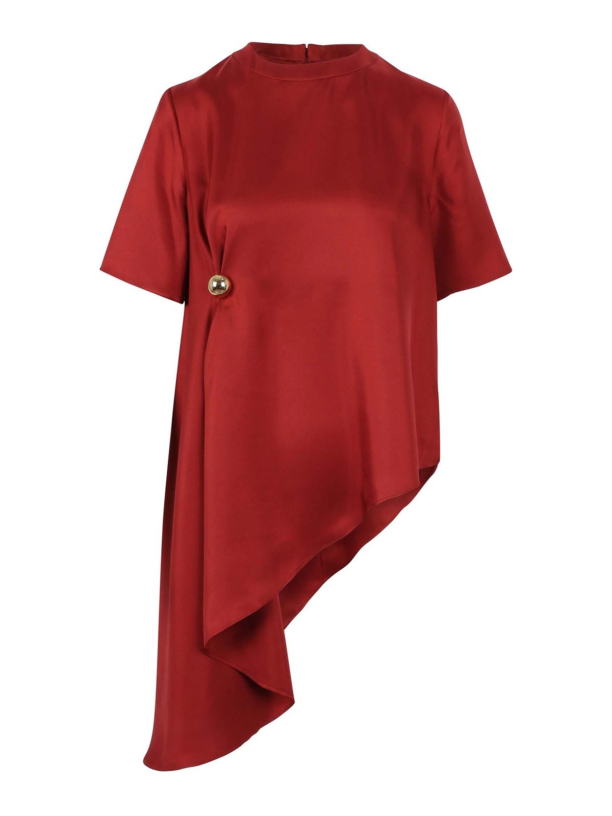 Tiziano Red Silk Madea T-shirt