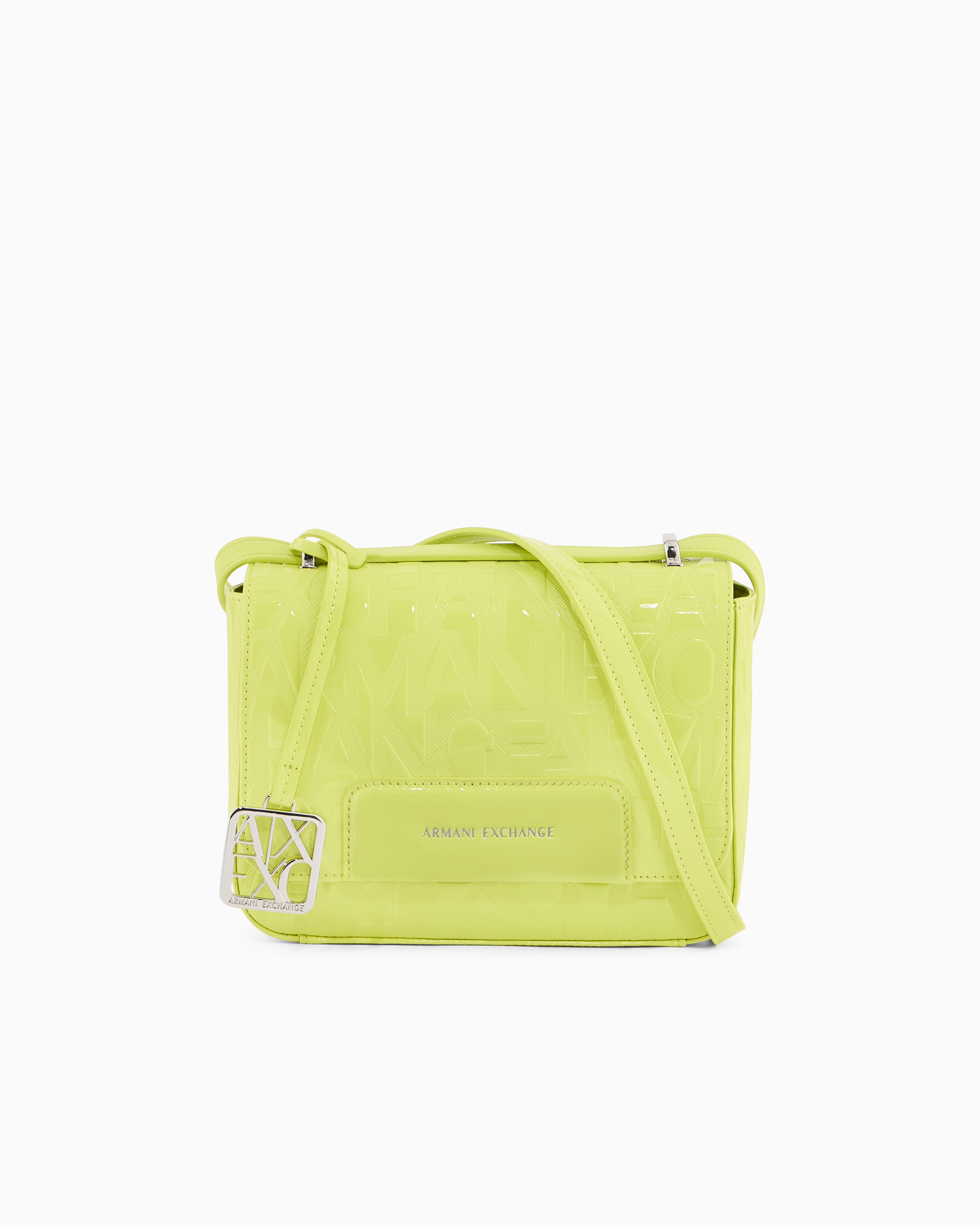 Messenger bag Crossbody in coated fabric