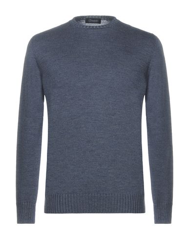 Man Sweater Slate blue Size 42 Merino Wool