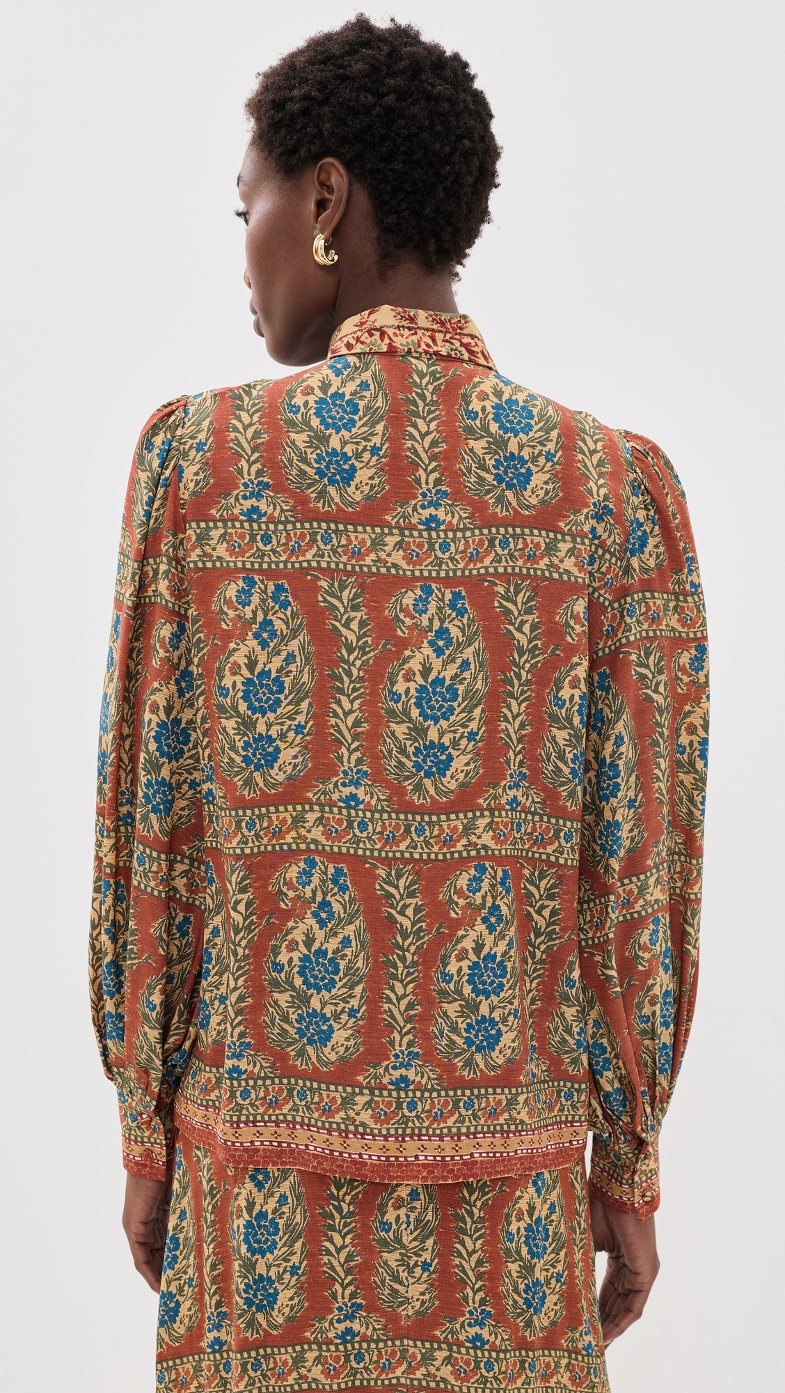 Karis Blouse Amber Glen Brown