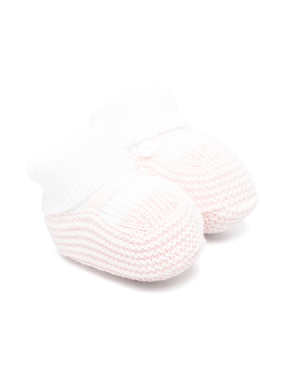 Little Bear knitted pre-walkers - White
