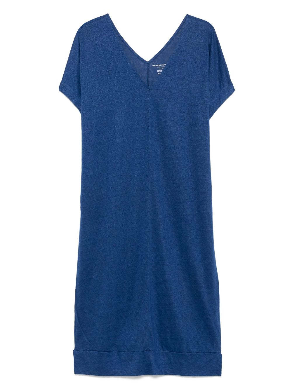 Majestic Filatures V-neck dress - Blue