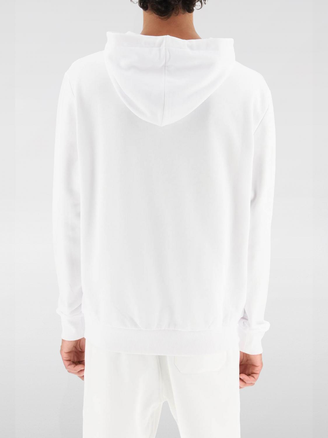 Logo-print cotton hoodie - Grey