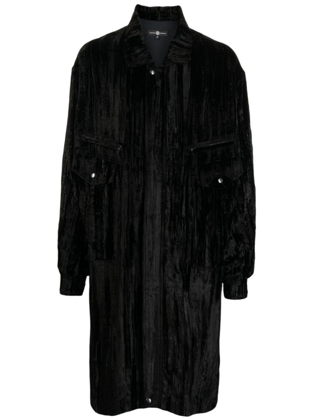 Velvet coat - Black