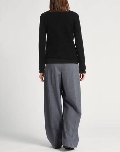 Woman Turtleneck Black Size 2 Wool, Cotton