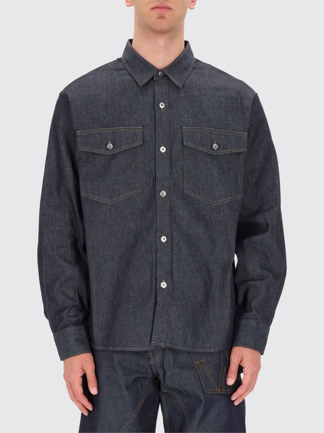 Shirt Men color Blue