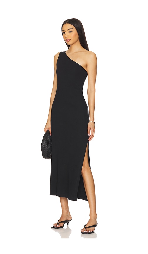 Seafolly Jersey One Shoulder Dress in Black. L also in