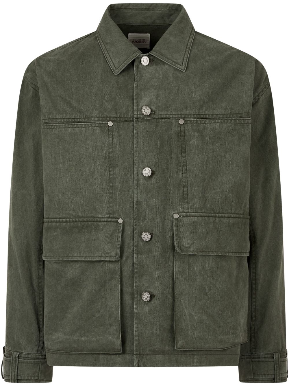 STUDIO TOMBOY denim shirt jacket - Green