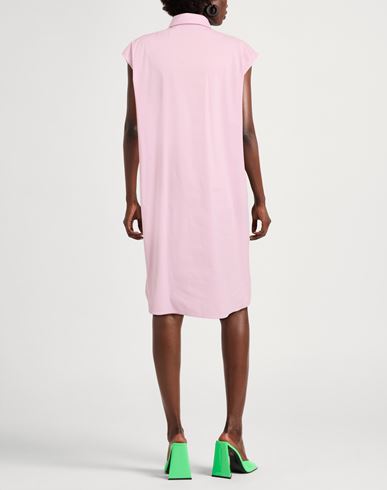 Woman Mini dress Pink Size 6 Cotton, Polyamide, Elastane