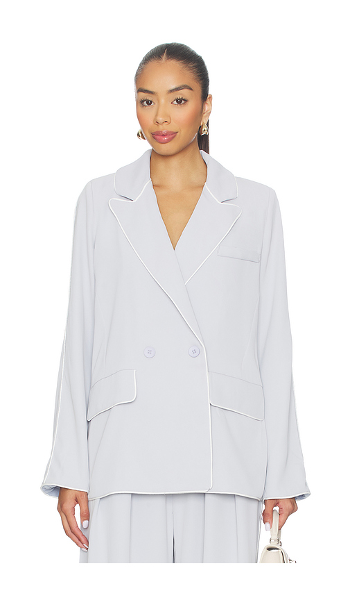 SNDYS Lyns Blazer in Baby Blue. XXS. Also in XS, S, M