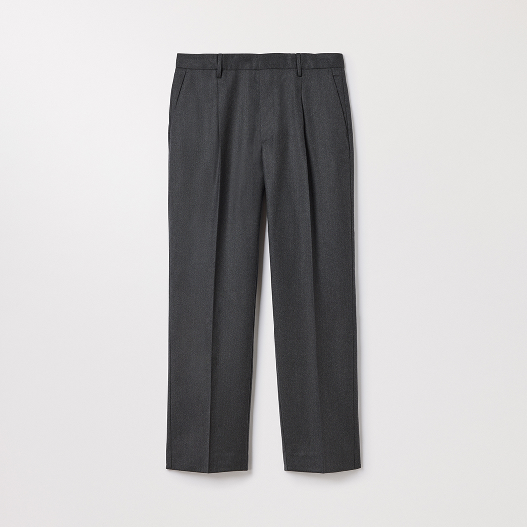 Asket Wollen Broek Donkerblauw - Men