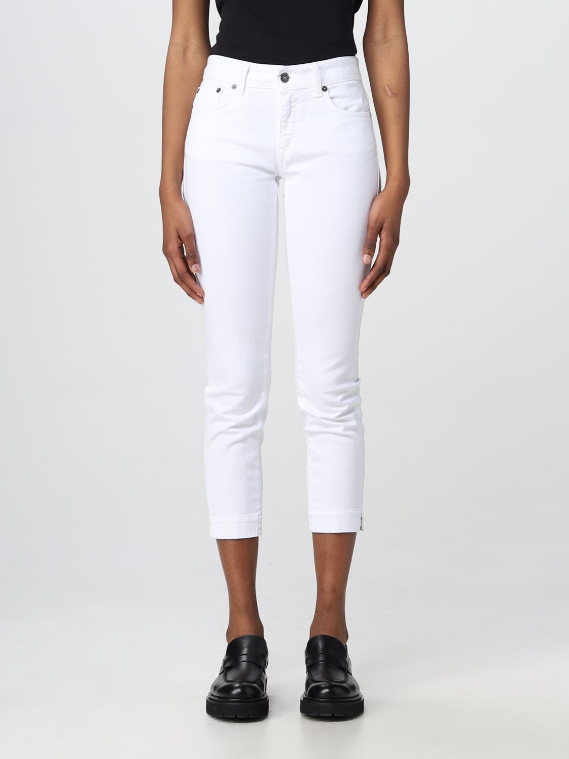 Jeans Woman color White