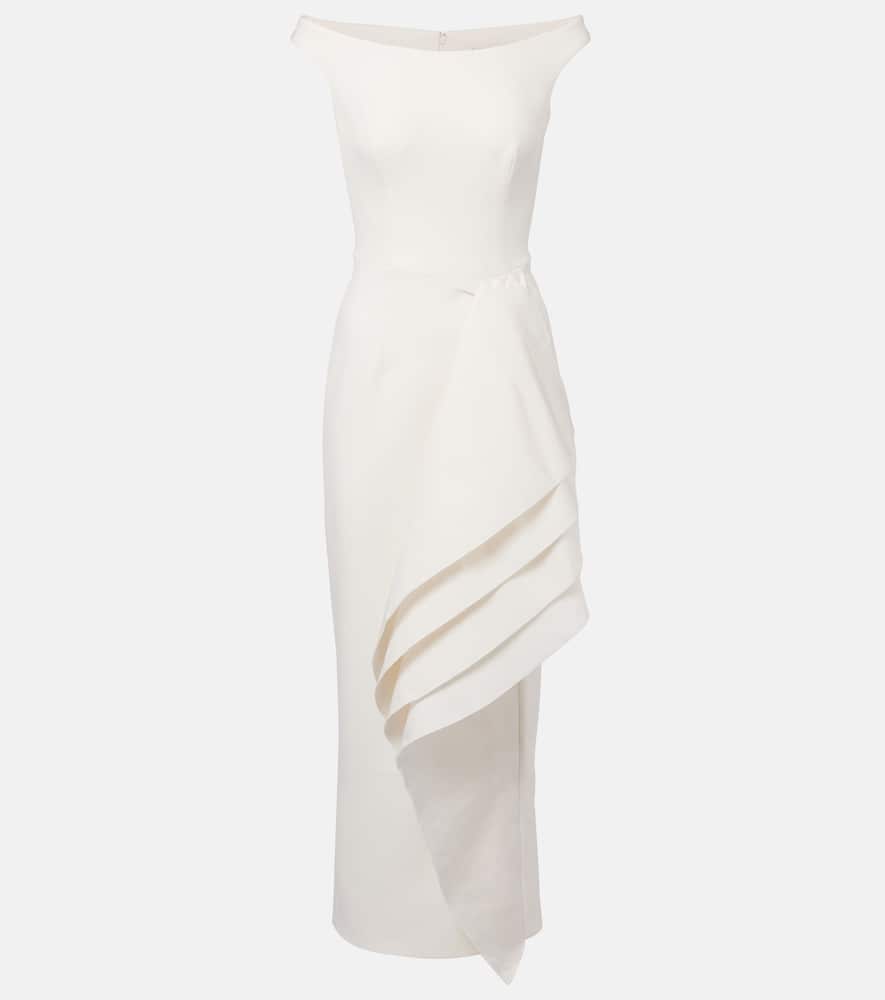 Bree draped midi dress