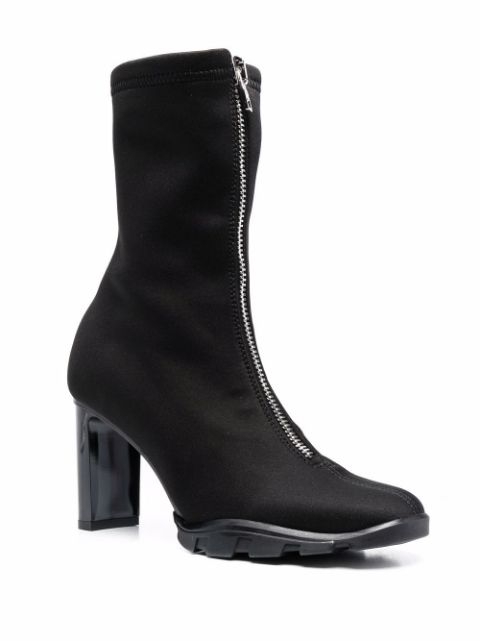 Zipped-up ankle boots