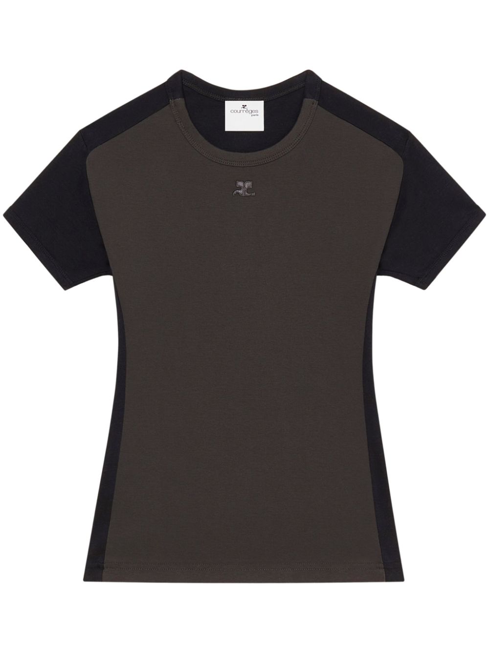Contrast Frame cotton T-shirt - Black