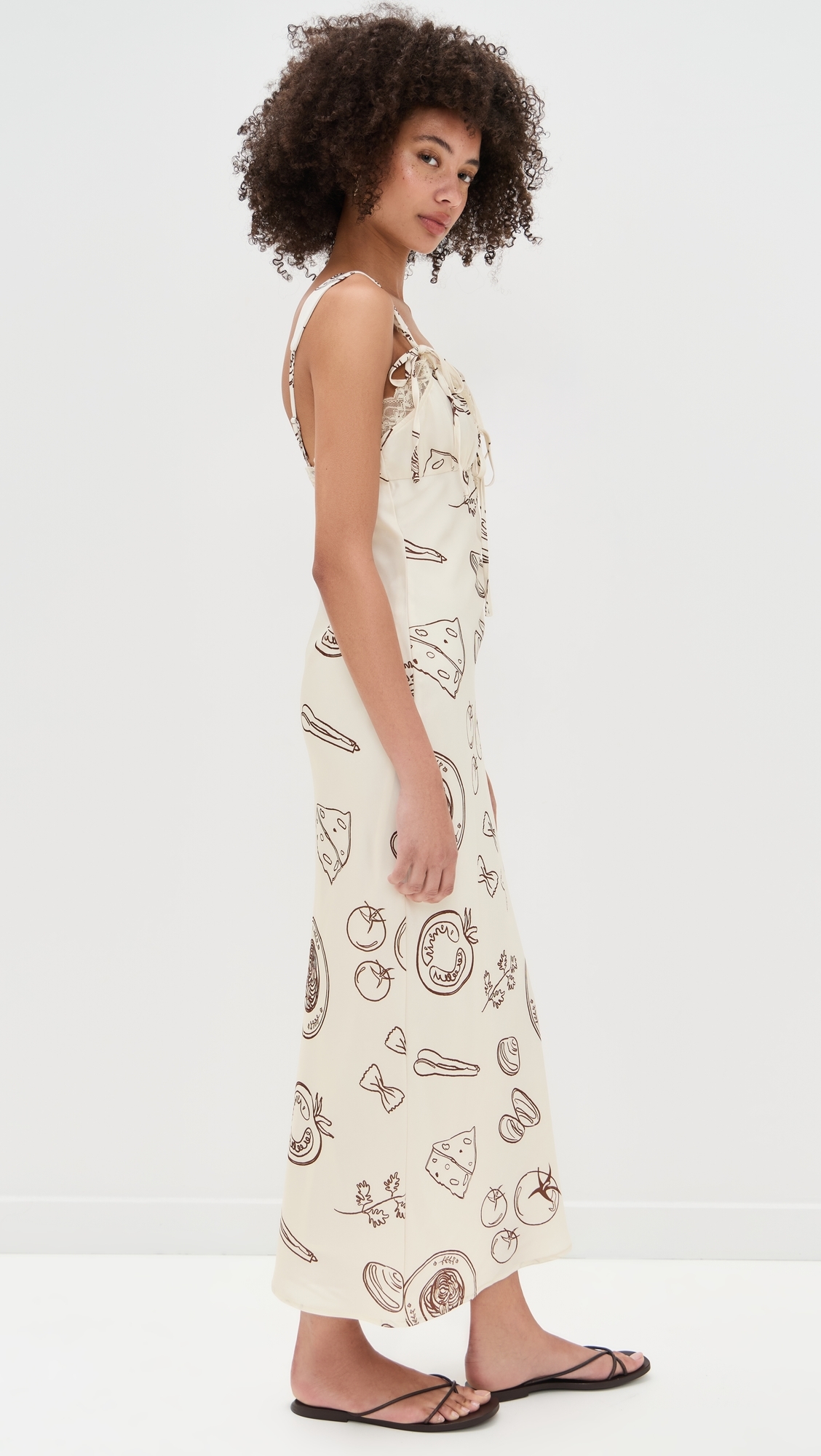Bailey Rose Midi Dress Cream