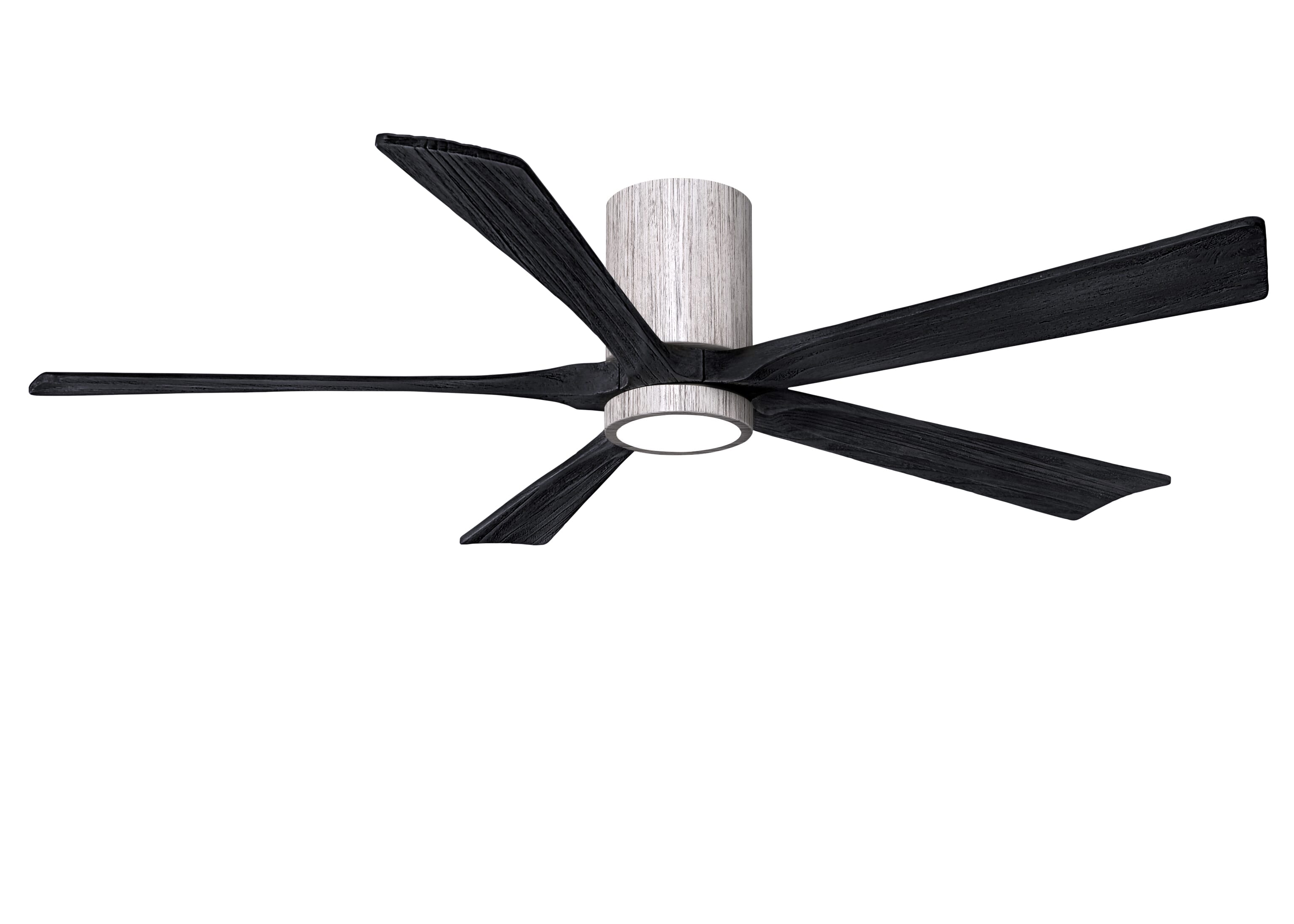 Irene 6-Speed " Ceiling Fan w/ Integrated Light Kit in Barnwood Tone with Matte Black blade