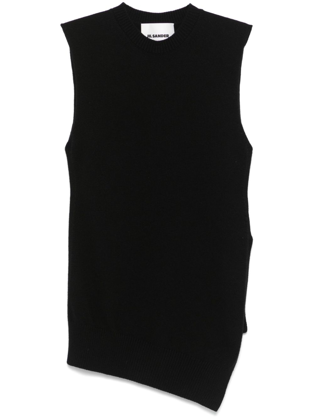 Side-slits vest - Black