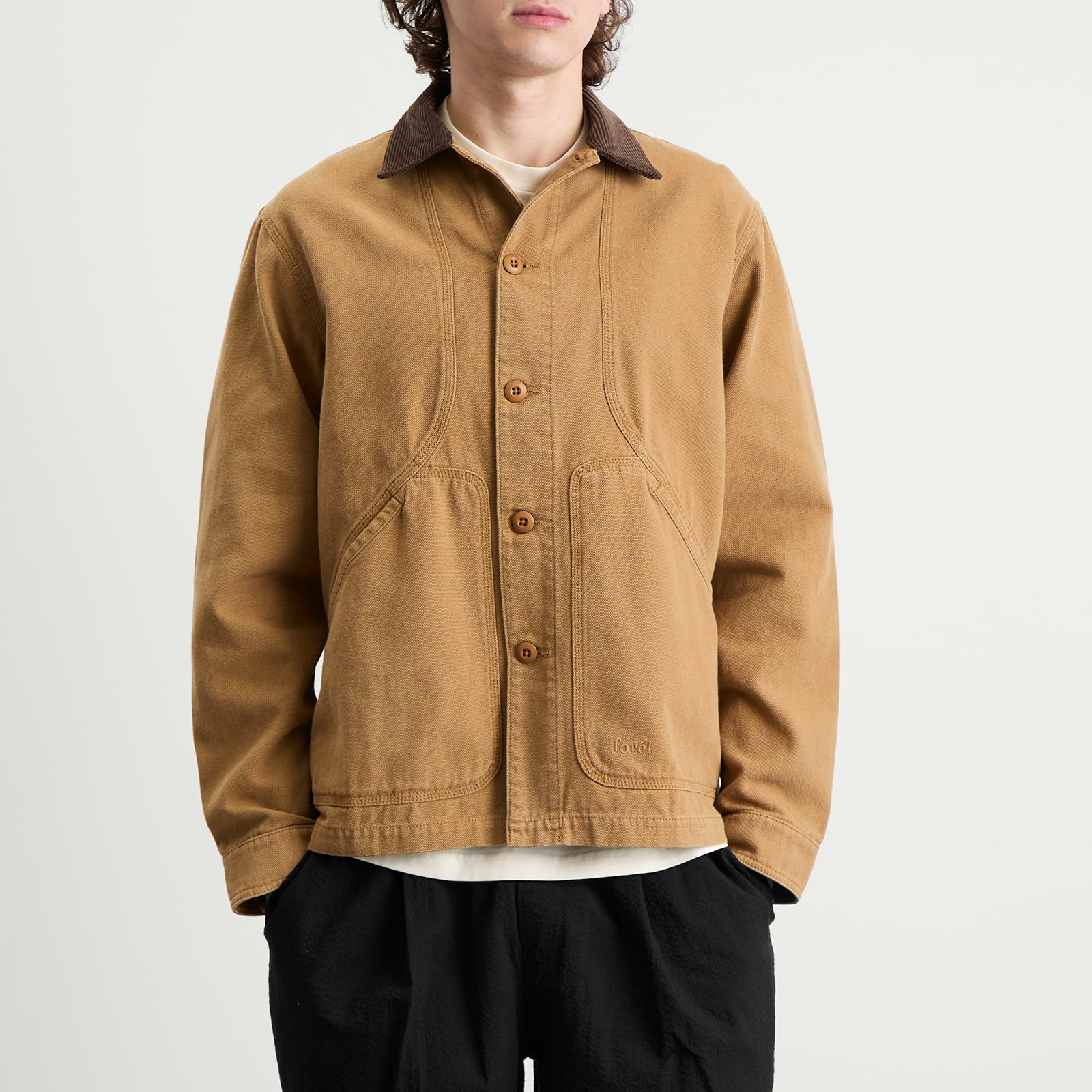 Men's Berry Canvas Jacket Burnt Khaki