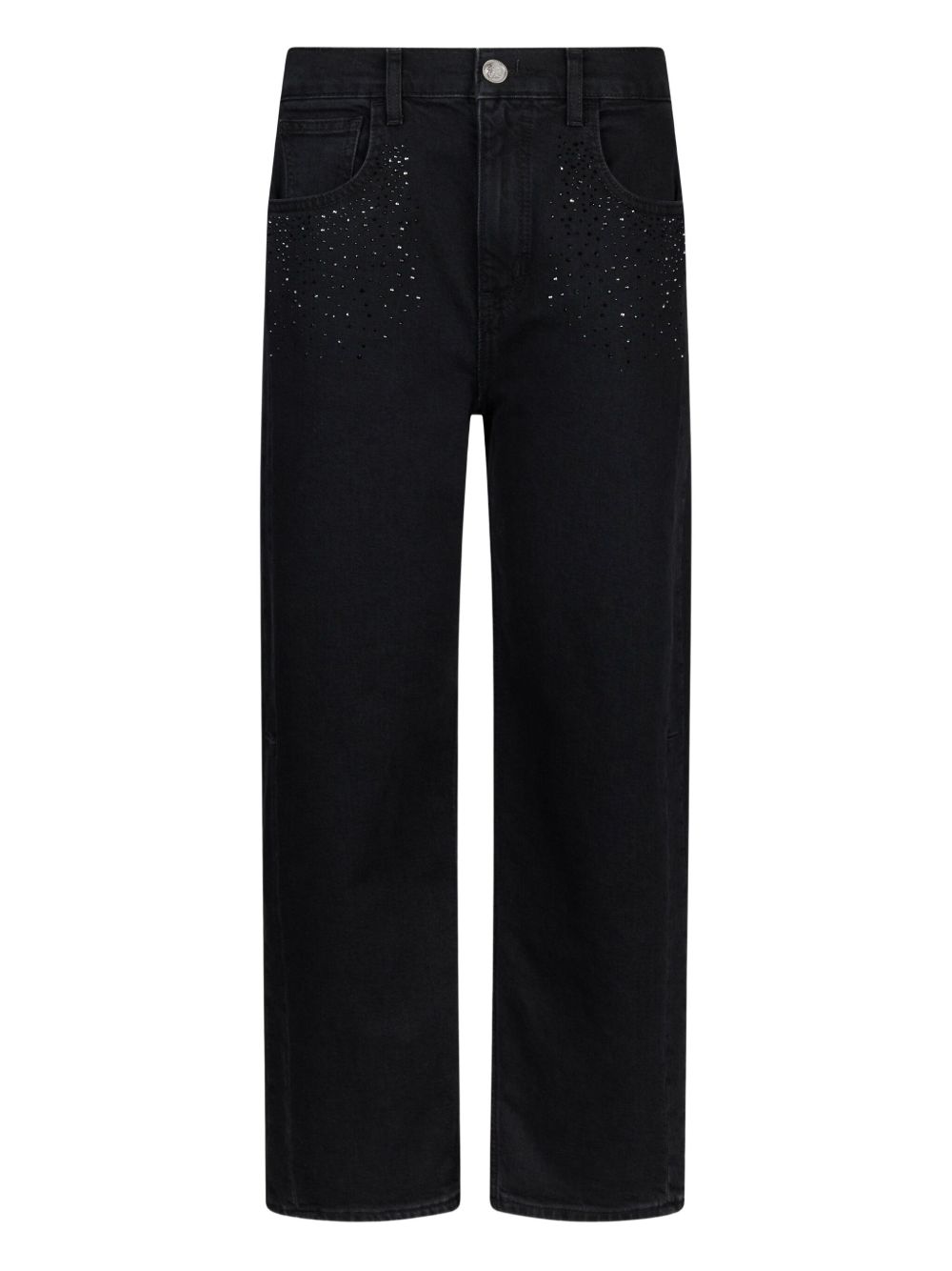 Better jeans with rhinestones - Black