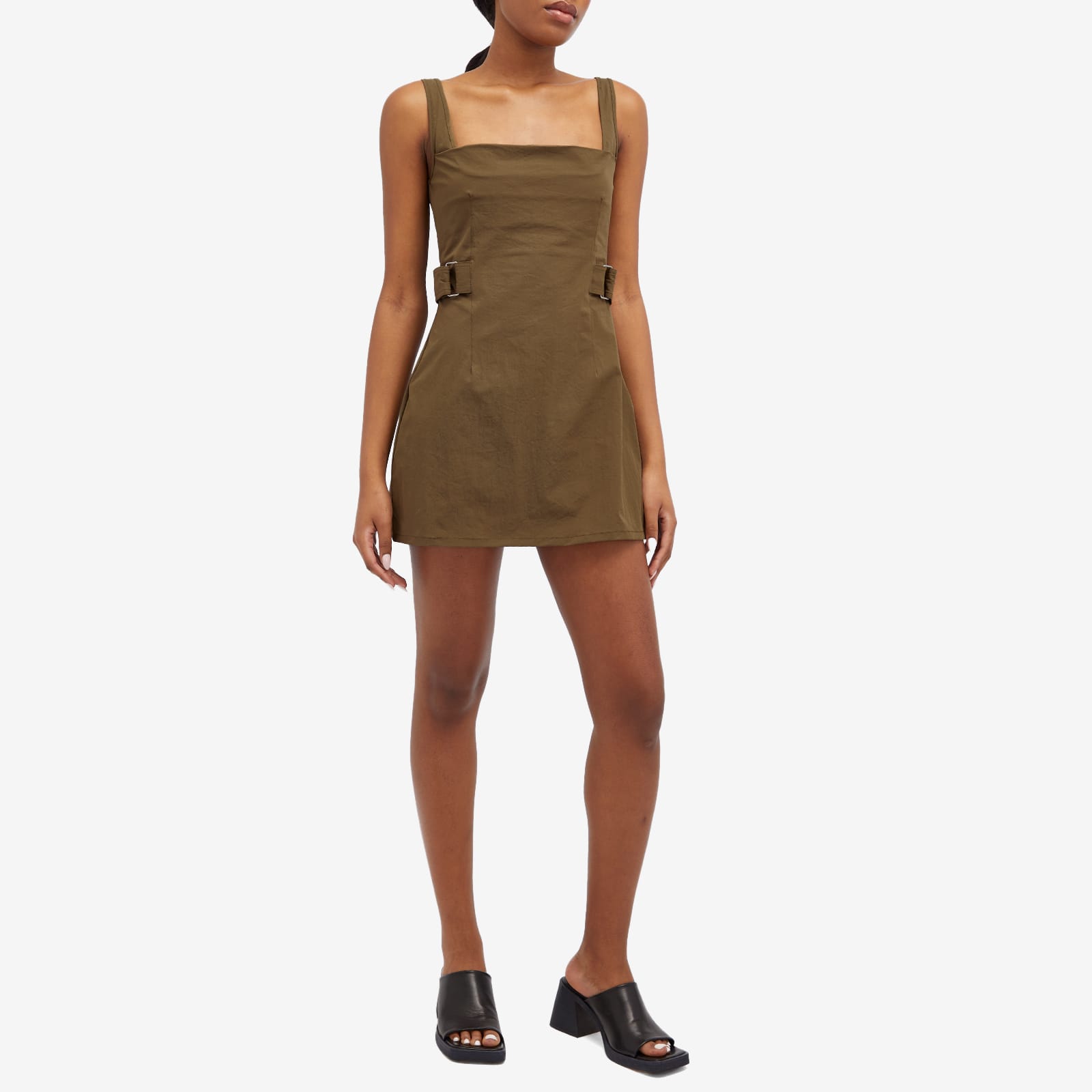 Women's Mila Dress in Olive, Size X-Small