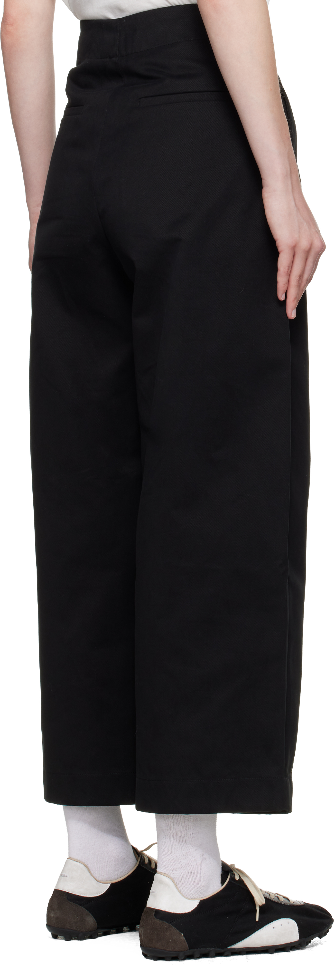 Black Dordoni Volume Trousers