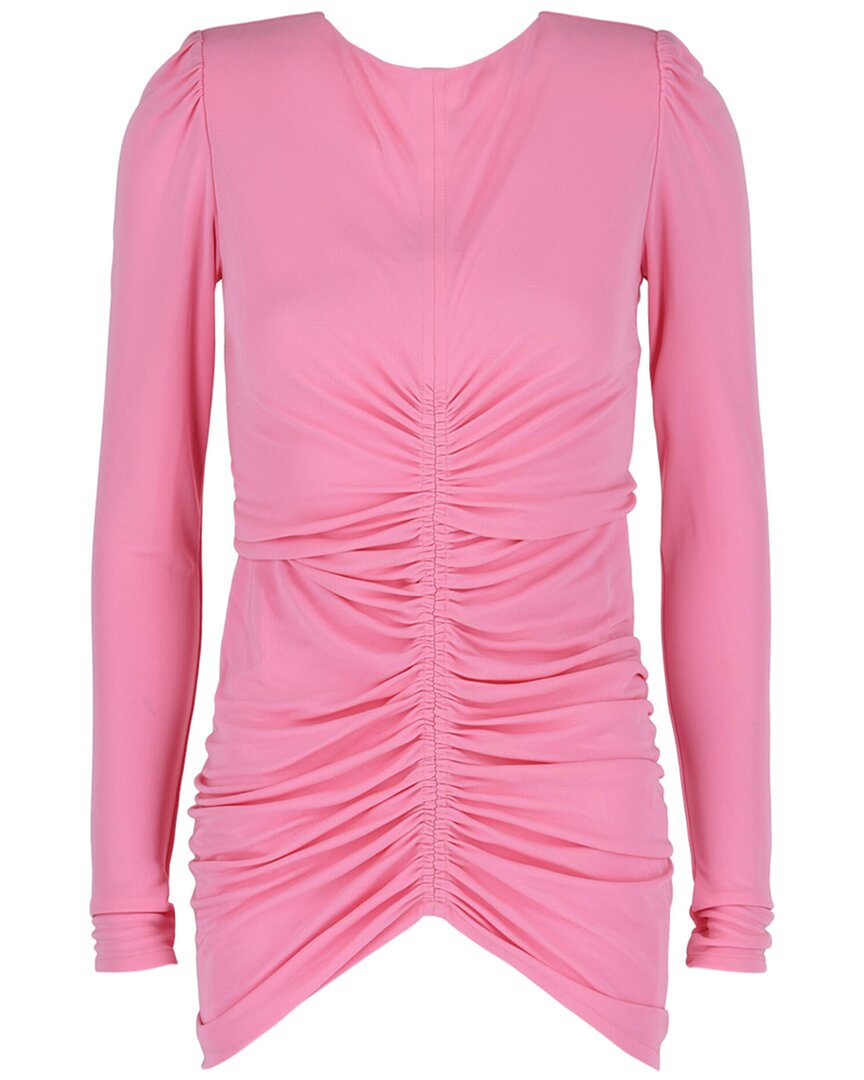 Ruched Long-Sleeve Top